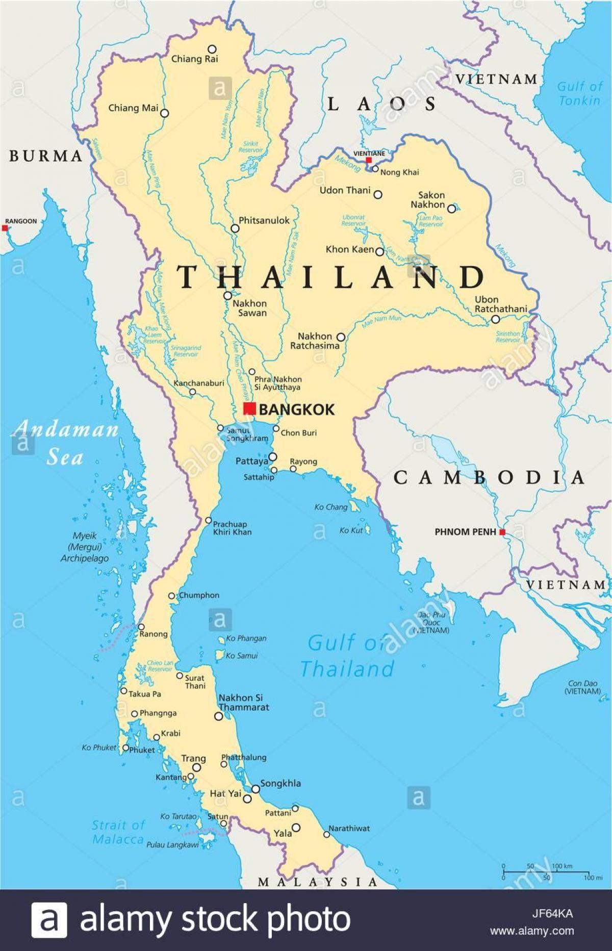 bangkok thailand ramani ya dunia